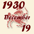 Nyilas, 1930. December 19