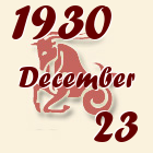 Bak, 1930. December 23