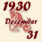 Bak, 1930. December 31