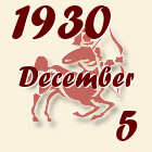 Nyilas, 1930. December 5