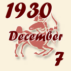 Nyilas, 1930. December 7