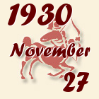 Nyilas, 1930. November 27