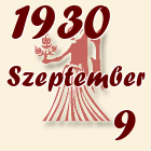 Szűz, 1930. Szeptember 9