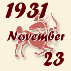 Nyilas, 1931. November 23