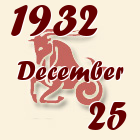 Bak, 1932. December 25