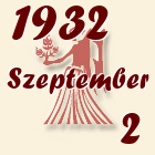 Szűz, 1932. Szeptember 2