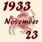 Nyilas, 1933. November 23