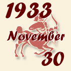 Nyilas, 1933. November 30