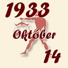Mérleg, 1933. Október 14