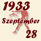Mérleg, 1933. Szeptember 28