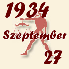 Mérleg, 1934. Szeptember 27