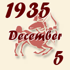 Nyilas, 1935. December 5
