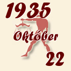 Mérleg, 1935. Október 22