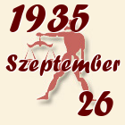 Mérleg, 1935. Szeptember 26