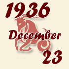 Bak, 1936. December 23