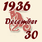 Bak, 1936. December 30