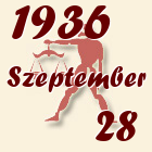 Mérleg, 1936. Szeptember 28