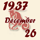 Bak, 1937. December 26