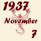 Skorpió, 1937. November 7