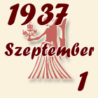 Szűz, 1937. Szeptember 1