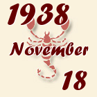 Skorpió, 1938. November 18