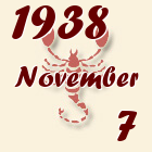 Skorpió, 1938. November 7