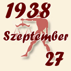 Mérleg, 1938. Szeptember 27