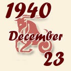 Bak, 1940. December 23