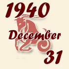 Bak, 1940. December 31