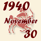 Nyilas, 1940. November 30