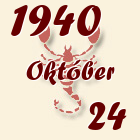 Skorpió, 1940. Október 24