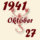 Skorpió, 1941. Október 27