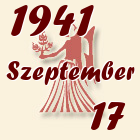 Szűz, 1941. Szeptember 17