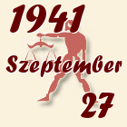 Mérleg, 1941. Szeptember 27