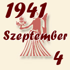 Szűz, 1941. Szeptember 4