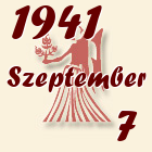 Szűz, 1941. Szeptember 7