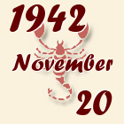 Skorpió, 1942. November 20