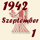 Szűz, 1942. Szeptember 1