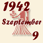 Szűz, 1942. Szeptember 9