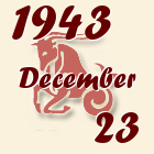 Bak, 1943. December 23