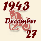 Bak, 1943. December 27