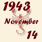 Skorpió, 1943. November 14