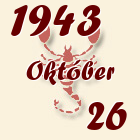 Skorpió, 1943. Október 26