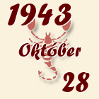 Skorpió, 1943. Október 28