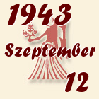 Szűz, 1943. Szeptember 12