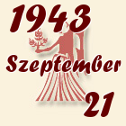 Szűz, 1943. Szeptember 21