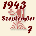 Szűz, 1943. Szeptember 7