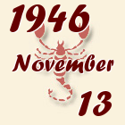 Skorpió, 1946. November 13