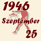 Mérleg, 1946. Szeptember 25