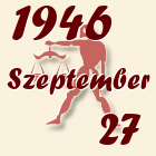 Mérleg, 1946. Szeptember 27